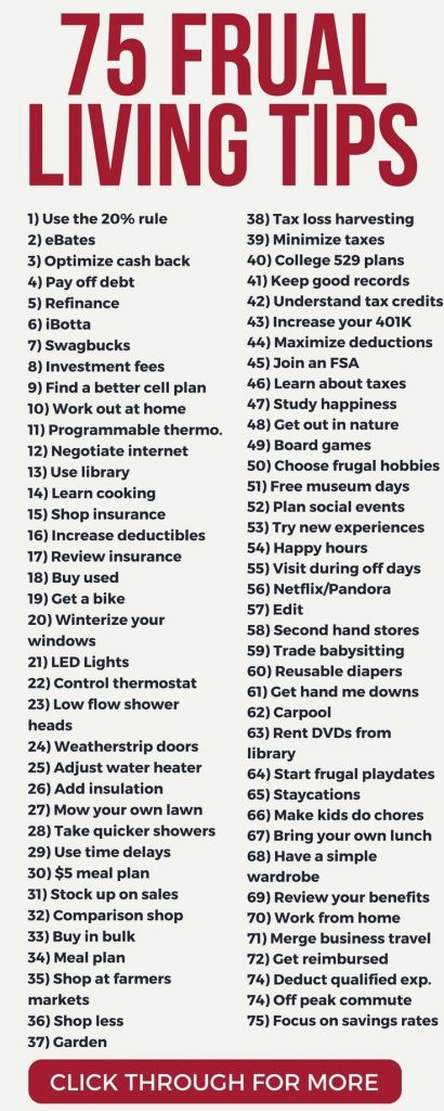 frugal living